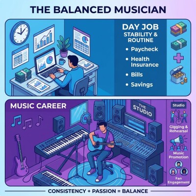 Juggling A Music Career And A Day Job